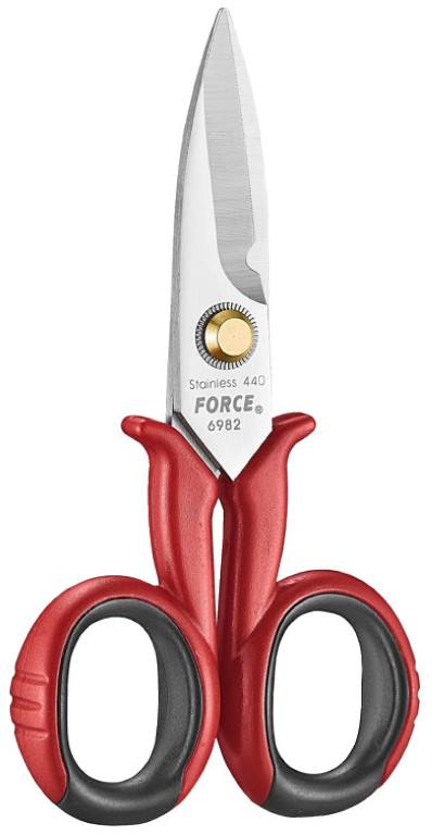 Ножницы по металлу Force 6982 (L=145 мм)