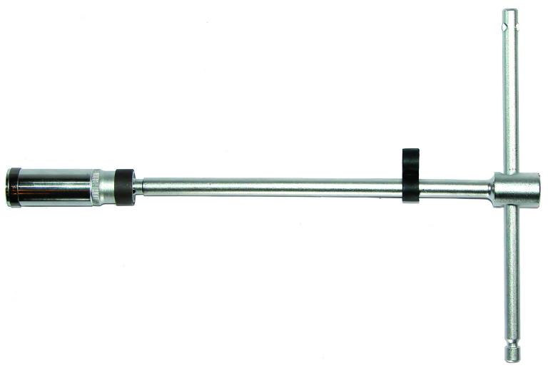 Т-образный свечной ключ с шаровым карданом 3/8" Force 807350020.6B, 20.6 мм