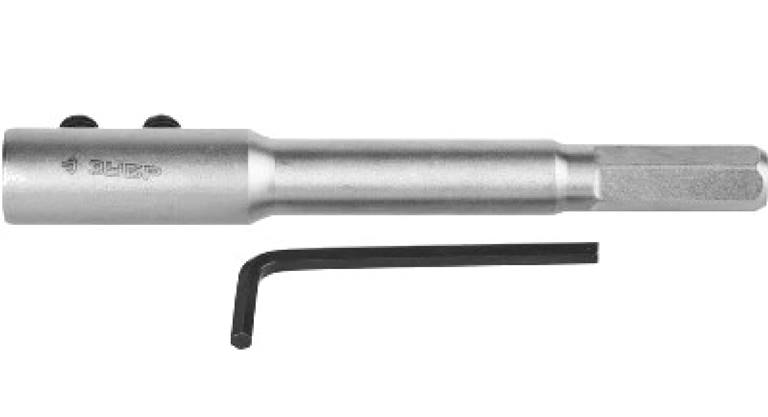 Удлинитель для сверла Левиса ЗУБР Мастер 2953-12-140 с хвостовиком 12 мм, L =140 мм