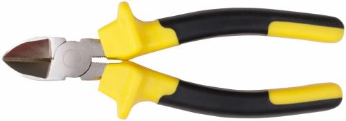 Бокорезы FIT Старт 49952 черно-желтые прорезиненные ручки, хром-никелевое покрытие 180 мм