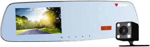 Видеорегистратор-зеркало Artway MD-165 2 камеры Full HD/радар-детектор/GPS-информатор/помощь при пар