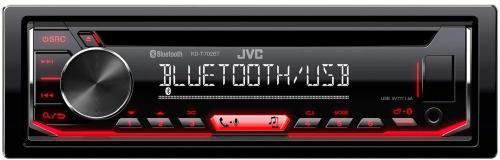 Автомагнитола CD JVC KD-T702BT 1DIN 4x50Вт
