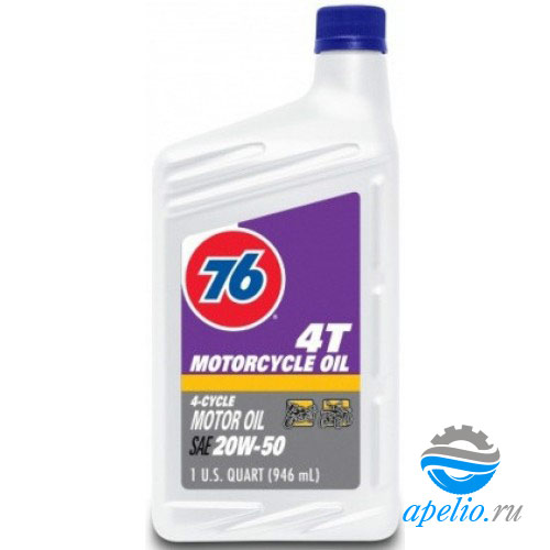 Моторное масло 76 075731332140 4T Motorcycle Oil 20W-50 20W-50 0.946 л