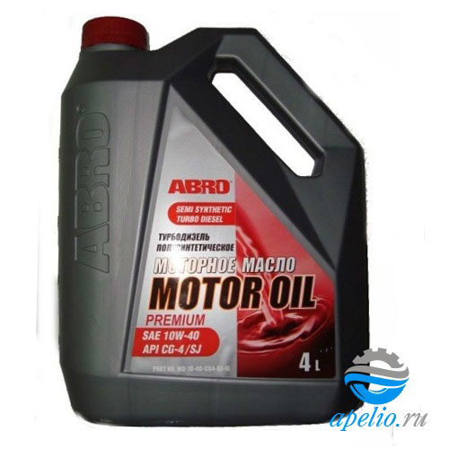 Моторное масло Abro MO1040CG4SGL Турбодизель 10W-40 4 л
