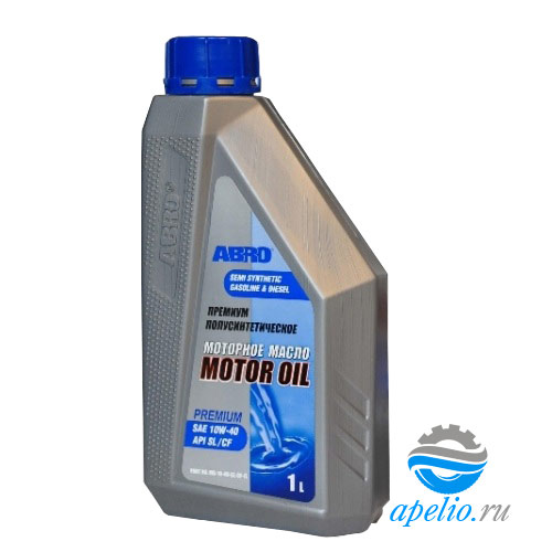 Моторное масло Abro MO1040SLCF1L Премиум 10W-40 1 л