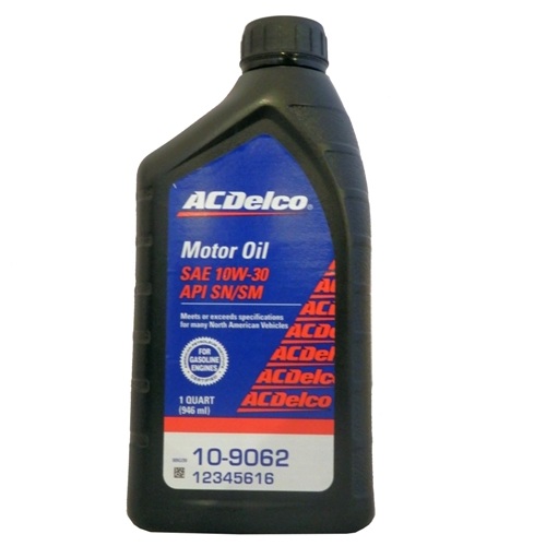 Моторное масло AC Delco 10-9062 Motor Oil 10W-30 0.946 л
