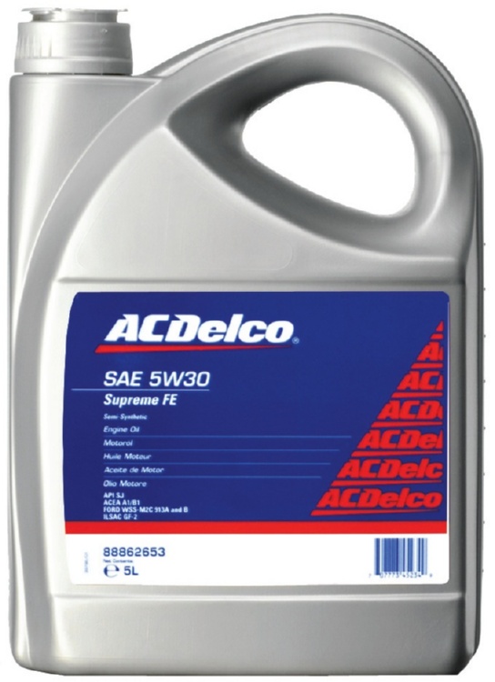 Моторное масло AC Delco 88862653 Supreme FE 5W-30 5 л