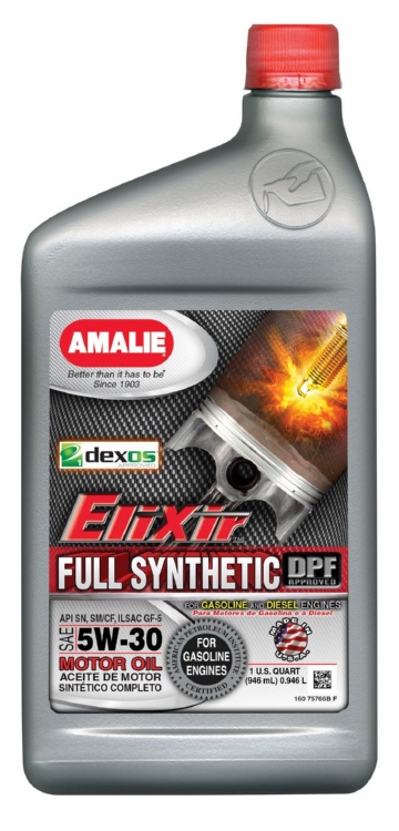 Моторное масло Amalie 160-75766-56 Elixir Full Synthetic 5W-30 0.946 л