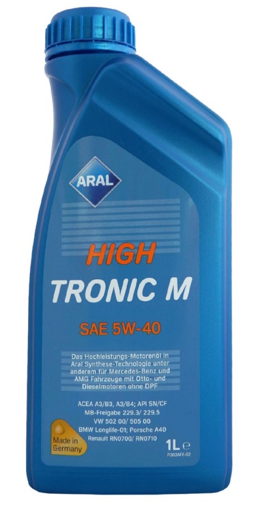 Моторное масло Aral 21407 HighTronic M 5W-40 1 л