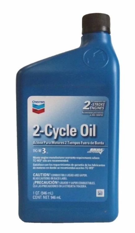 Моторное масло Chevron 023968464905 2 Cycle Oil TC-W3  0.946 л