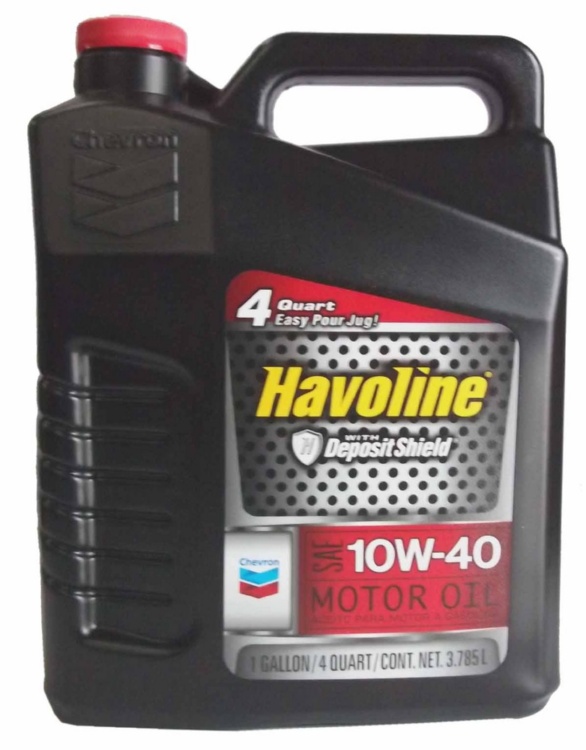 Моторное масло Chevron 076568796372 Havoline Motor Oil 10W-40 3.785 л