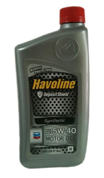 Моторное масло Chevron 076568796464 Havoline Synthetic Motor Oil 5W-40 0.946 л