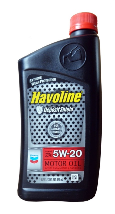 Моторное масло Chevron 223393721 Havoline Motor Oil 5W-20 0.946 л