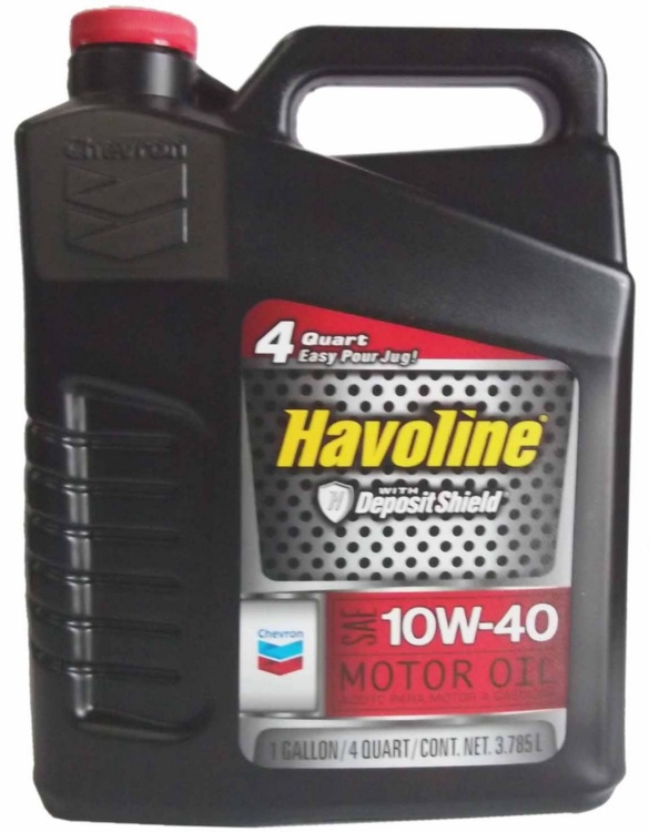 Моторное масло Chevron 223396429 Havoline Motor Oil 10W-40 3.785 л