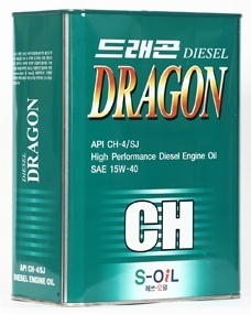 Моторное масло Dragon DIESEL CH-4 15W-40 4 л