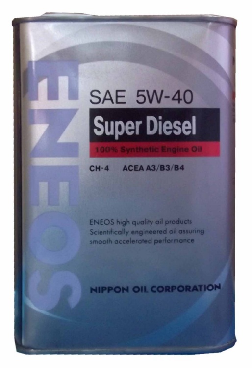 Моторное масло Eneos 8801252021674 SUPER DIESEL CH-4 5W-40 0.946 л
