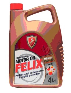 Моторное масло Felix 4606532004057 FELIX Mineral SF/CC 15W-40 4 л