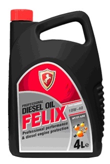 Моторное масло Felix 4606532004491 FELIX DIESEL CF-4/SG 10W-40 4 л