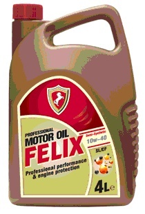 Моторное масло Felix 4606532005009 FELIX Semi SL/CF 10W-40 4 л