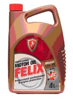 Моторное масло Felix 4606532005238 FELIX Mineral SF/CC 10W-40 4 л