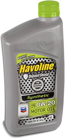 Моторное масло Havoline 223389729 HAVOLINE SYNTHETIC M/O 0W-20 0.946 л