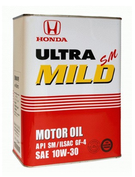 Моторное масло Honda 08212-99904 ULTRA MILD SM 10W-30 4 л