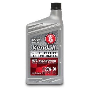 Моторное масло Kendall 075731072671 GT-1 High Performance Liquid Titanium 20W-50 1 л