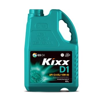 Моторное масло Kixx 8801470206167 KIXX D1 CI-4 10W-40 6 л
