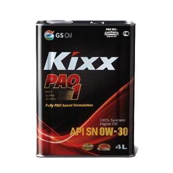 Моторное масло Kixx 8801470532297 KIXX PAO 1 0W-30 4 л