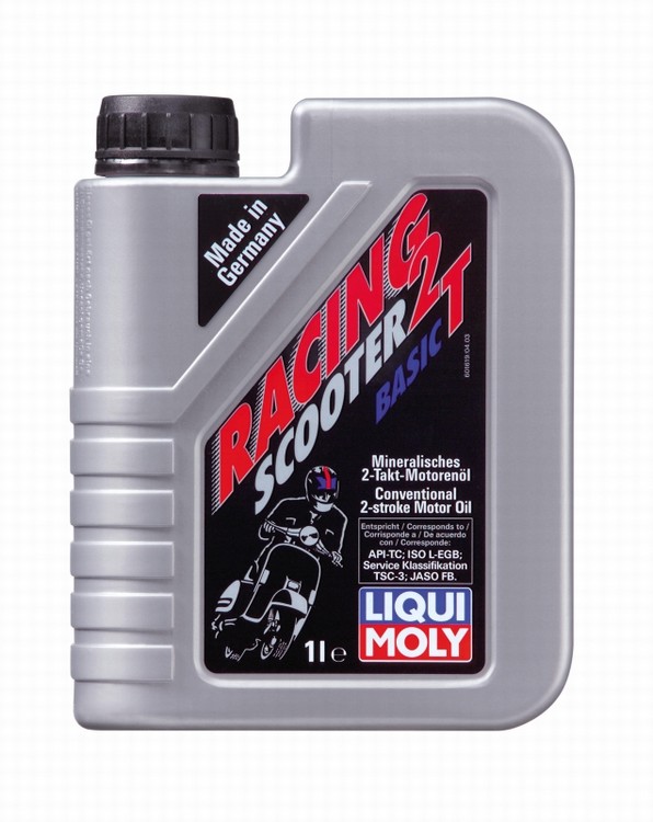 Моторное масло Liqui Moly 1619 Racing Scooter 2T Basic  1 л