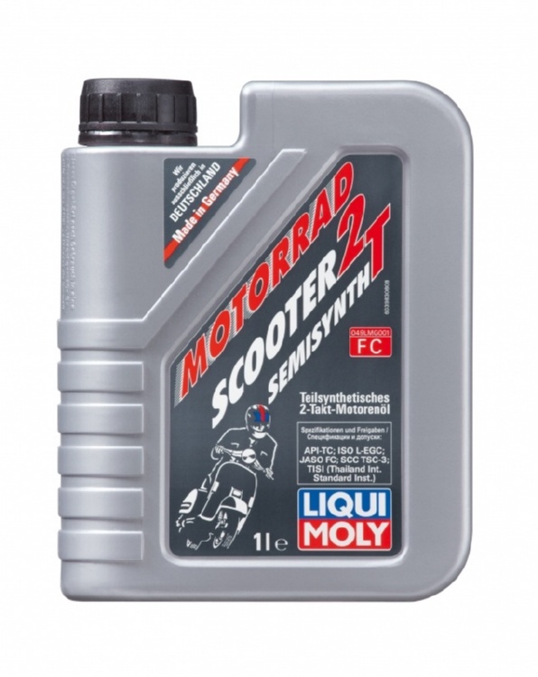 Моторное масло Liqui Moly 3983 Racing Scooter 2T Semisynth  1 л