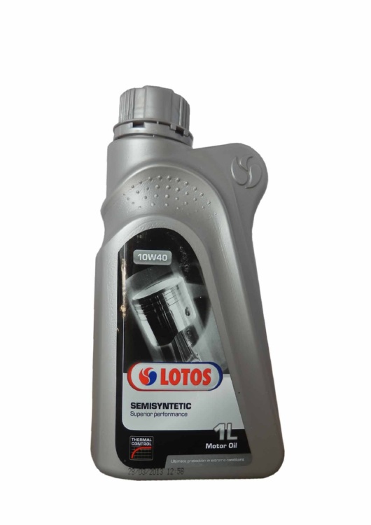 Моторное масло Lotos WF-K100910-0H0 SEMISYNTHETIC SL/CF 10W-40 1 л
