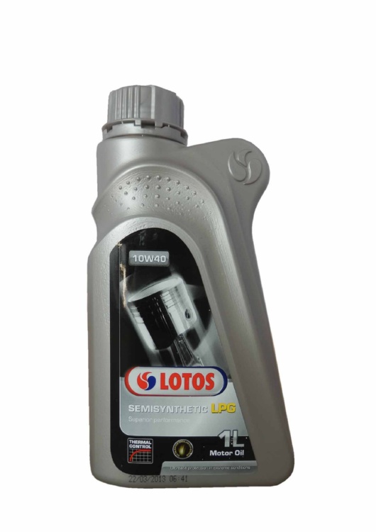 Моторное масло Lotos WF-K102Z70-0H0 SEMISYNTHETIC LPG 10W-40 1 л