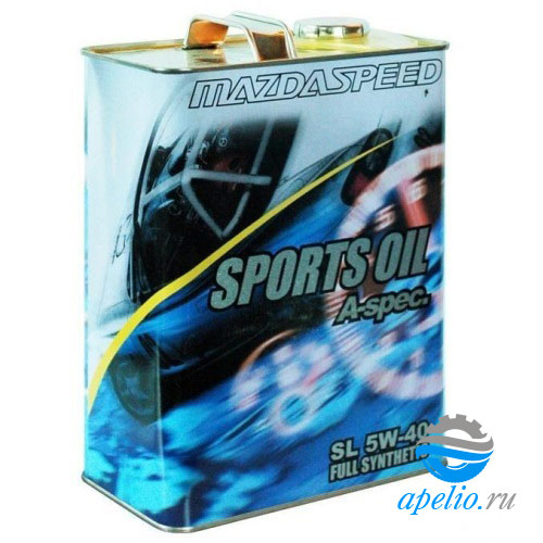Моторное масло Mazda K004-W0-021 Sport Oil A-SPEC 5W-40 4 л
