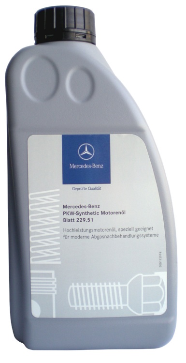 Моторное масло Mercedes A  000 989 97 01  1 л