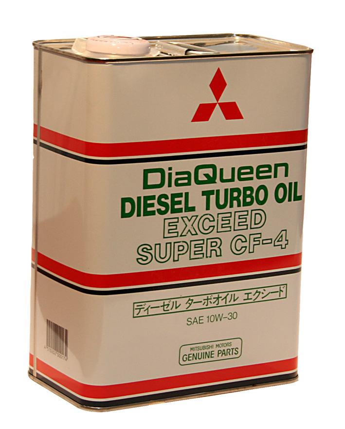 Моторное масло Mitsubishi 2987610 DiaQueen Diesel Super CF 10W-30 4 л