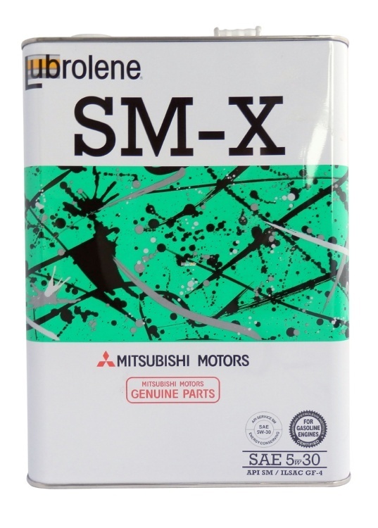 Моторное масло Mitsubishi MZ 102565 Lubrolene SM-X 5W-30 4 л
