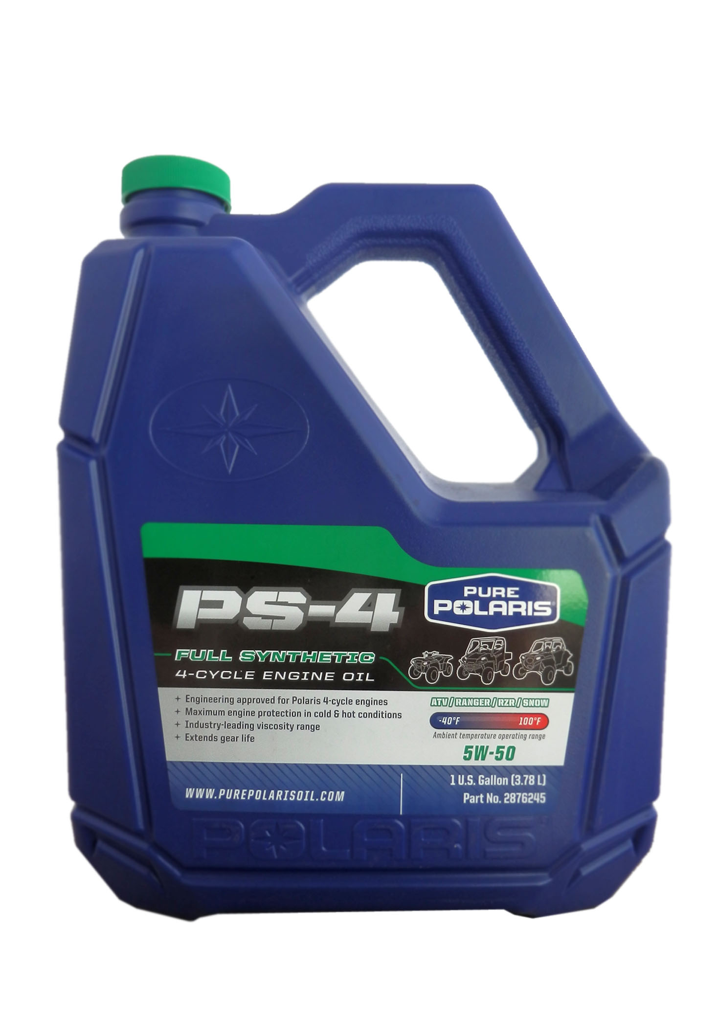 Моторное масло Polaris 2876245 PS-4 Full Synthetic 4 cycle Oil 5W-50 3.78 л