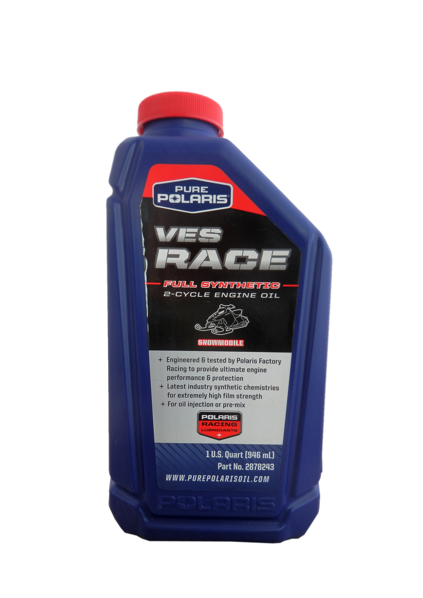 Моторное масло Polaris 2878243 VES Race Full Synthetic 2-cycle Oil  0.946 л