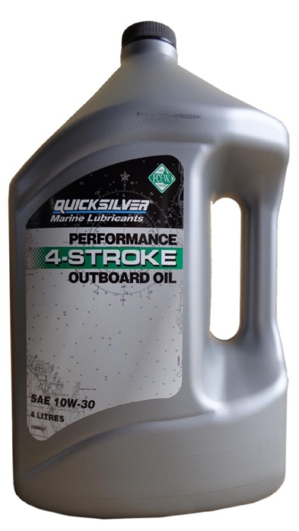 Моторное масло Quicksilver 858046QE1 Performance 4-Stroke Outboard Oil 10W-30 4 л