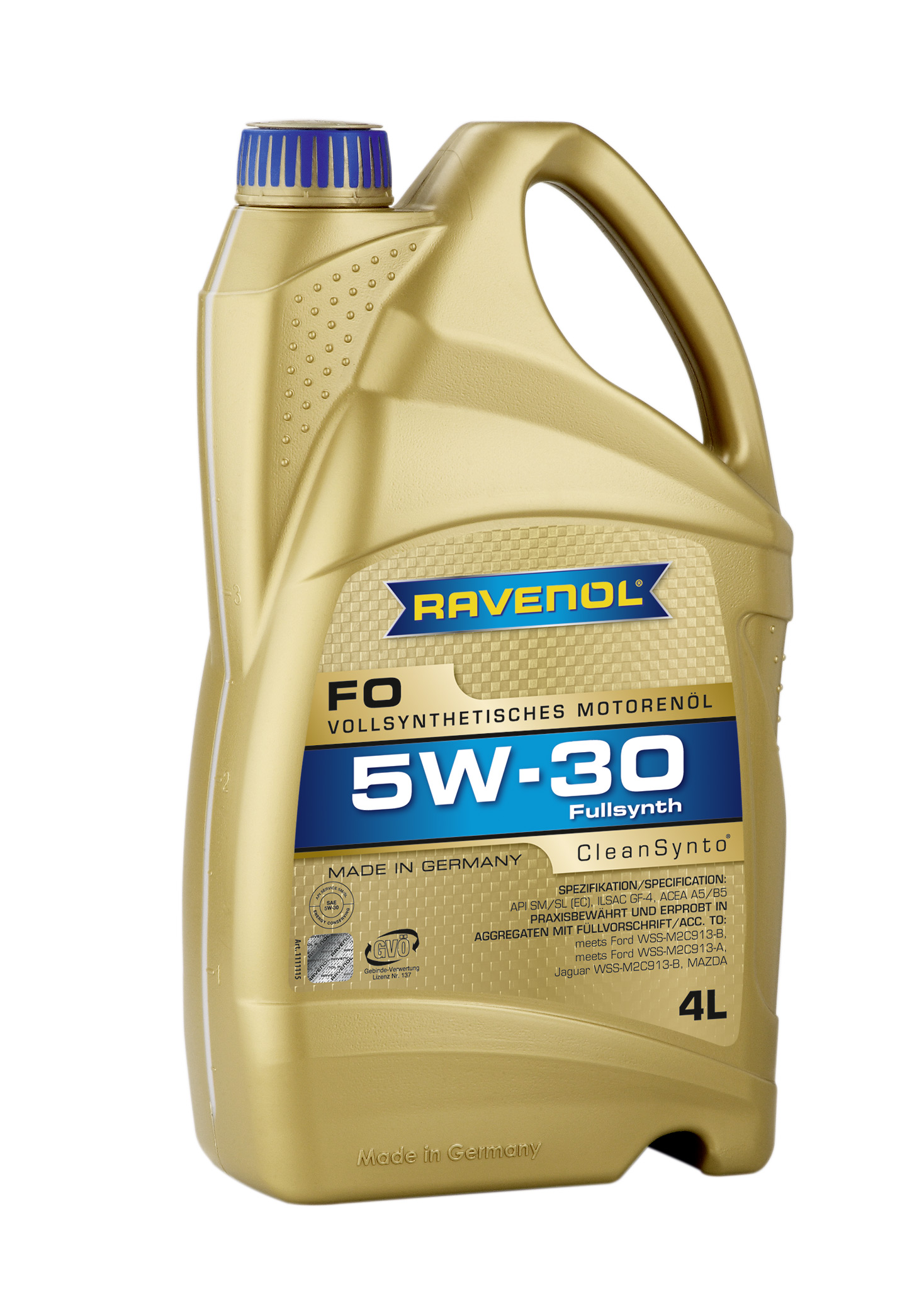 Моторное масло Ravenol 4014835722699 FO 5W-30 4 л