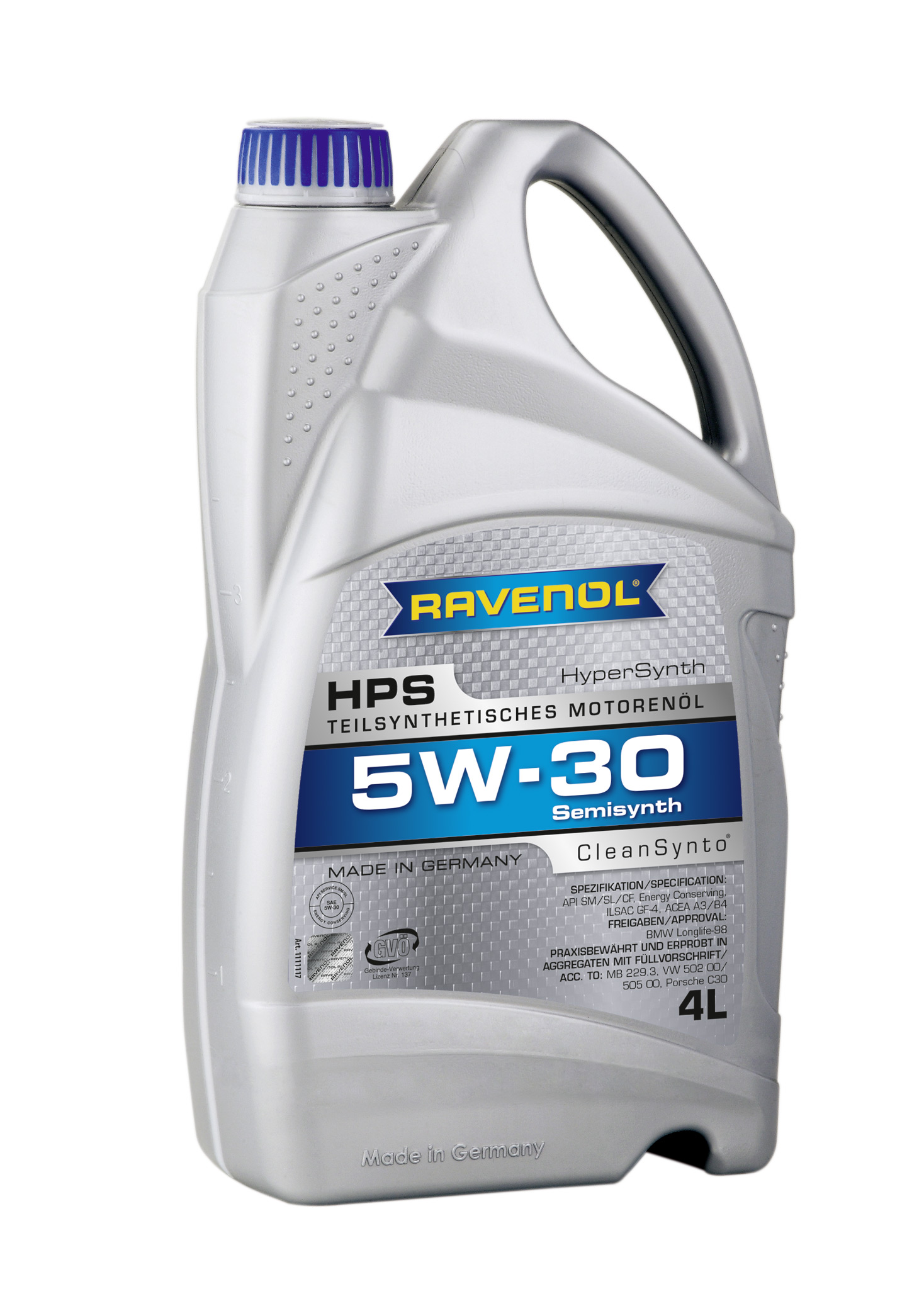 Моторное масло Ravenol 4014835722897 HPS 5W-30 4 л