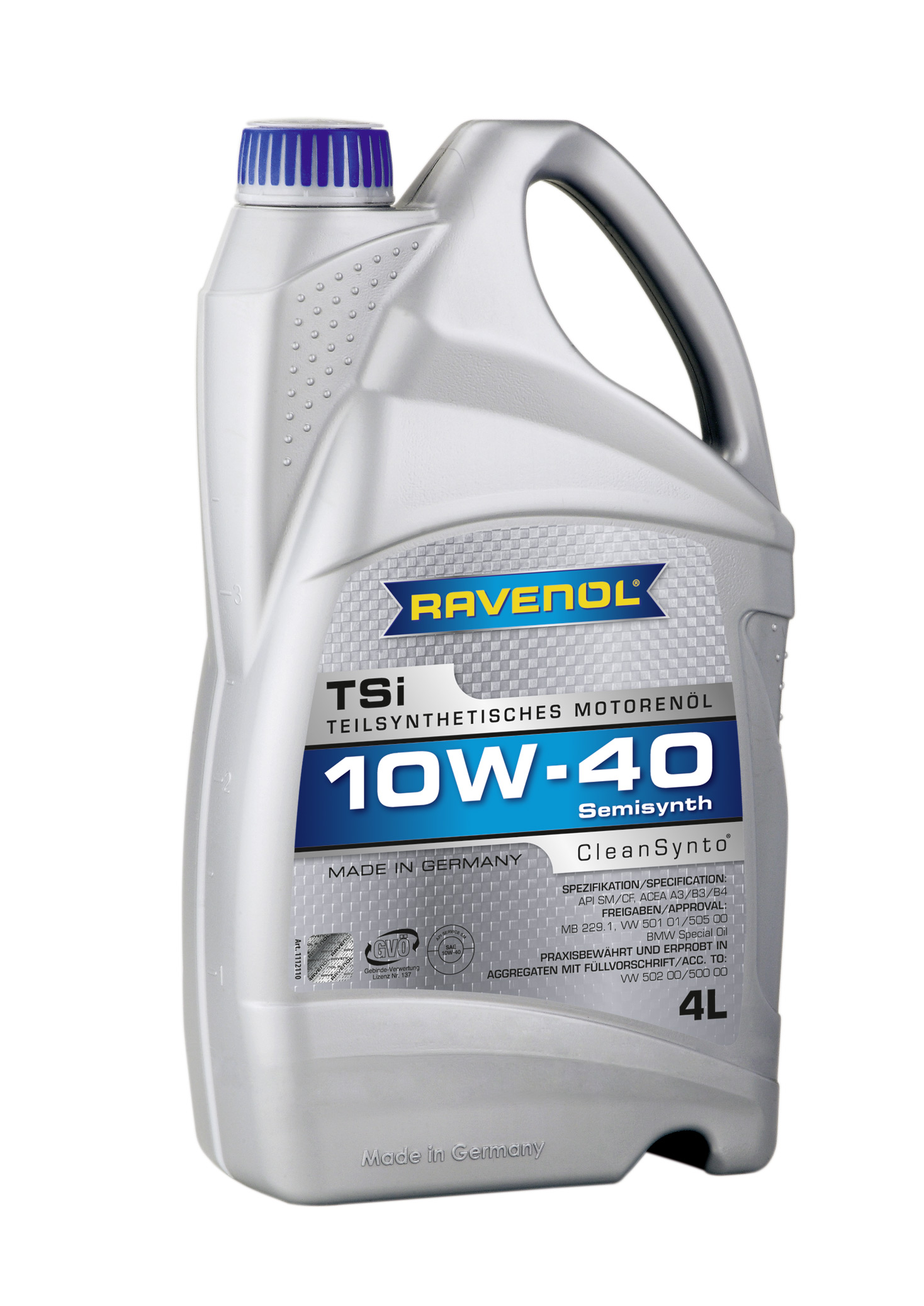 Моторное масло Ravenol 4014835724198 TSI 10W-40 4 л