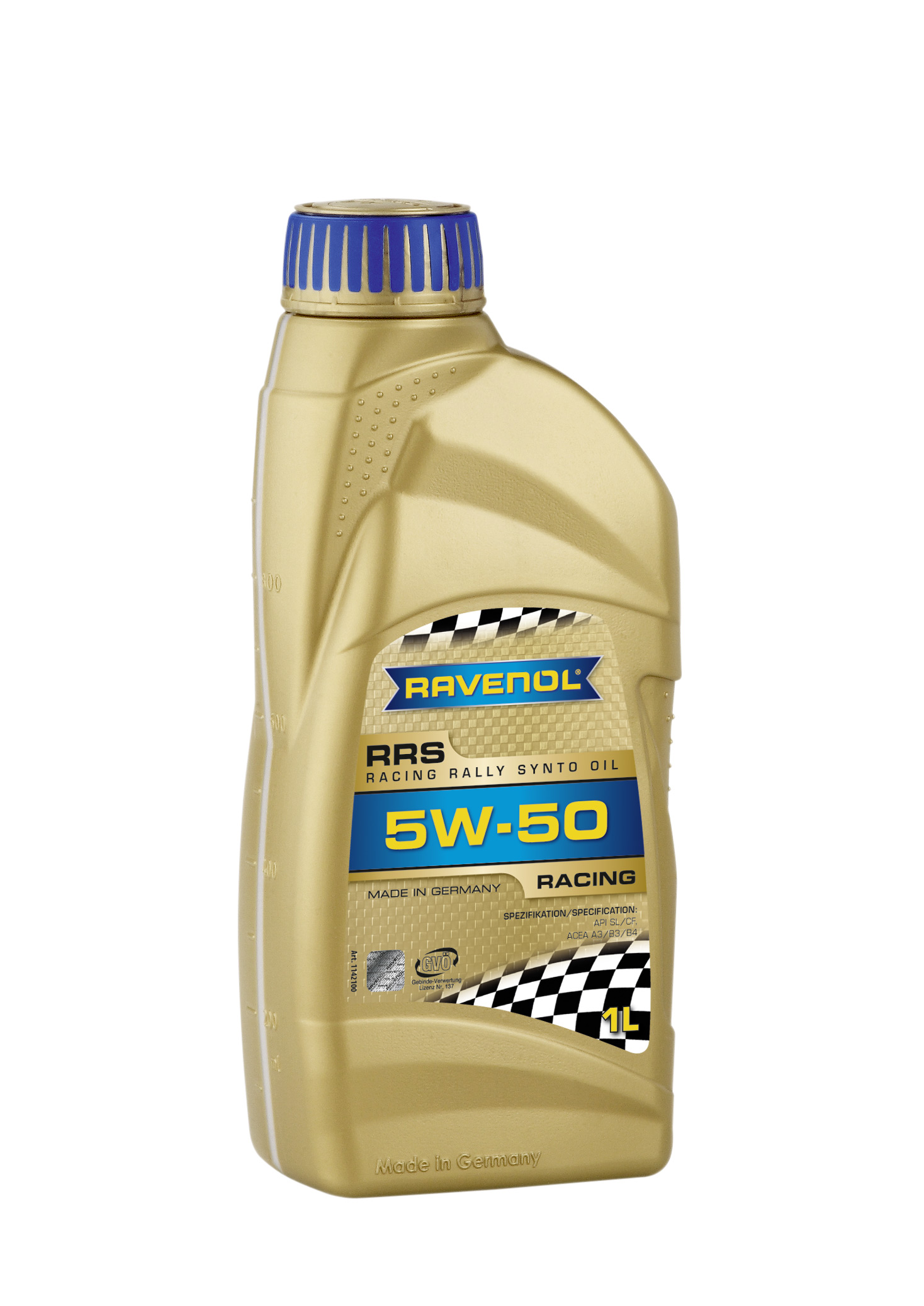 Моторное масло Ravenol 4014835726918 Racing Rally Synto 5W-50 1 л