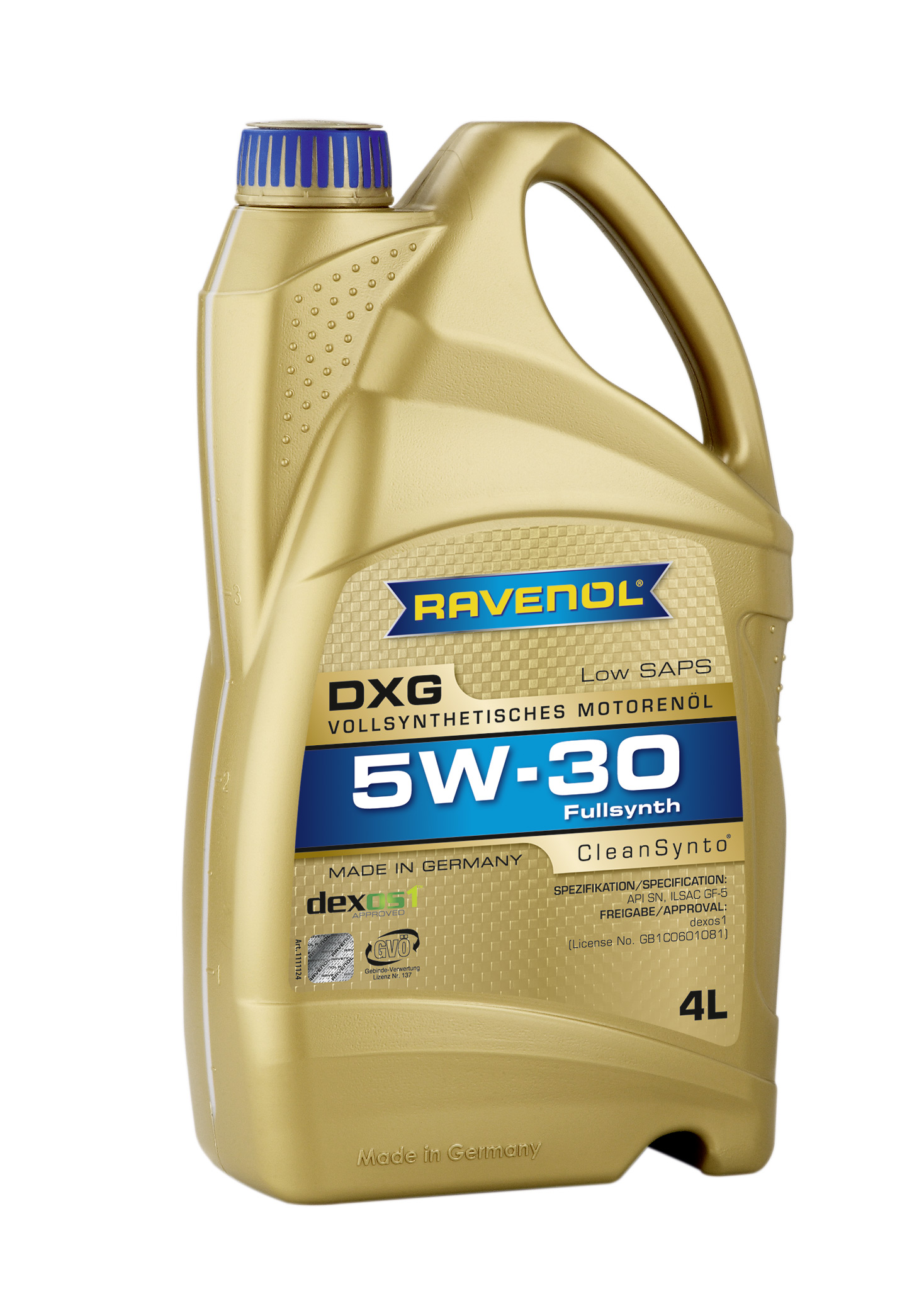 Моторное масло Ravenol 4014835732391 DXG 5W-30 4 л