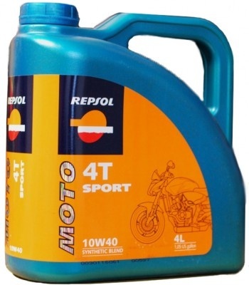 Моторное масло Repsol RP180N54 Moto Sport 4T 10W-40 1 л