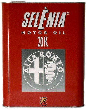 Моторное масло Selenia 16403708 20 K ALFA ROMEO 10W-40 2 л