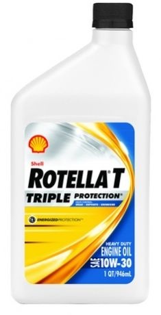 Моторное масло Shell 021400560703 Rotella T Triple Protection 10W-30 0.946 л