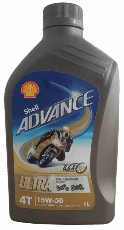 Моторное масло Shell 550028354 Advance Ultra 15W-50 1 л