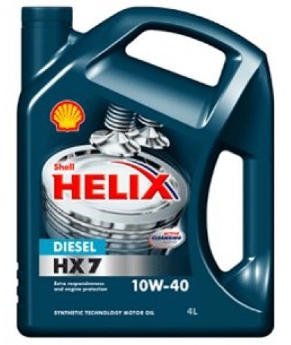 Моторное масло Shell Helix Diesel HX7 10W-40 4L Helix Diesel HX7 10W-40 4 л
